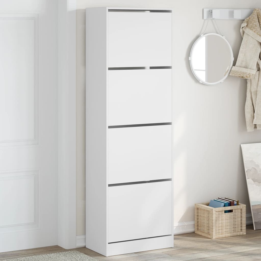 Schuhschrank Holzwerkstoff Weiß