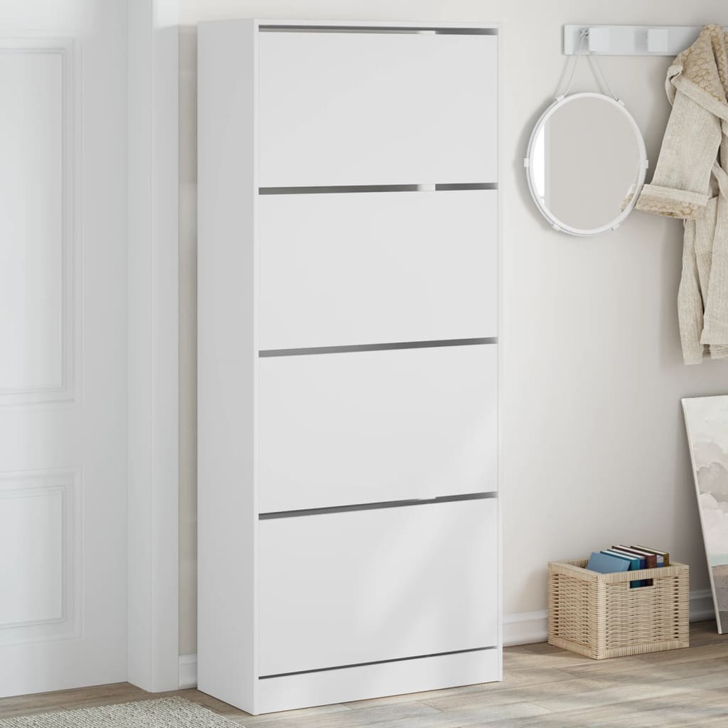 Schuhschrank Holzwerkstoff Weiß