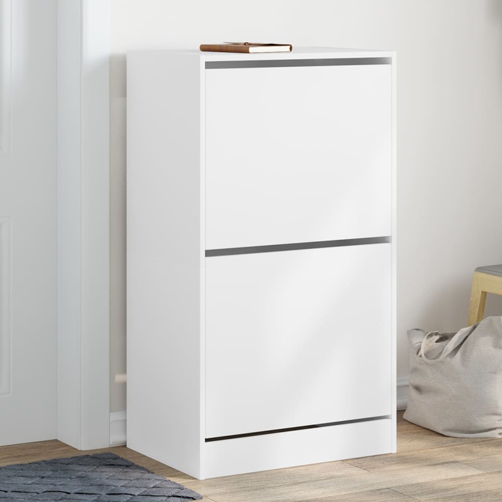 Schuhschrank Holzwerkstoff Weiß