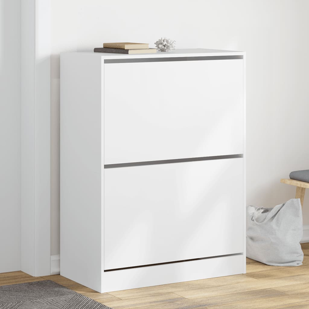 Schuhschrank Holzwerkstoff Weiß