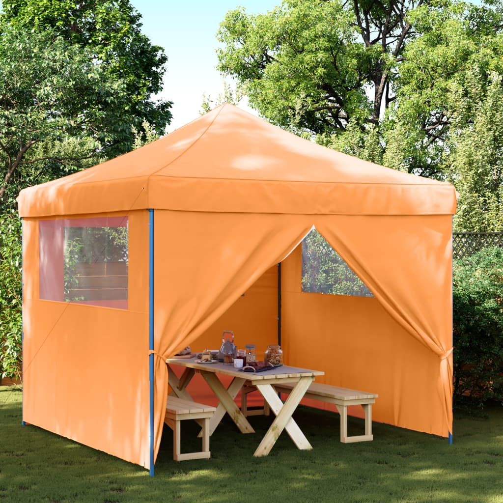 Partyzelt Faltbar Pop-Up Mit 2 Seitenteilen