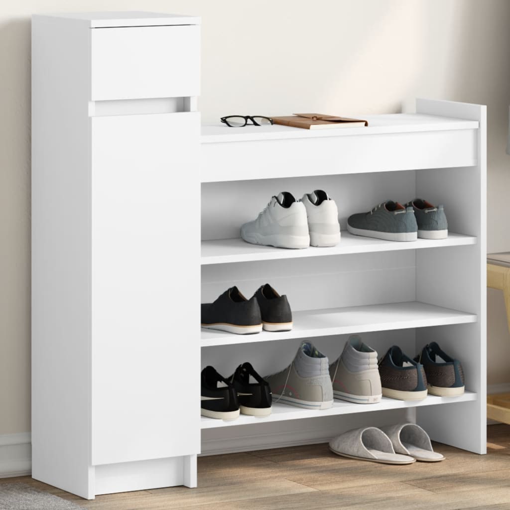 Schuhschrank Sonoma-Eiche 100,5X28X100 Cm Holzwerkstoff