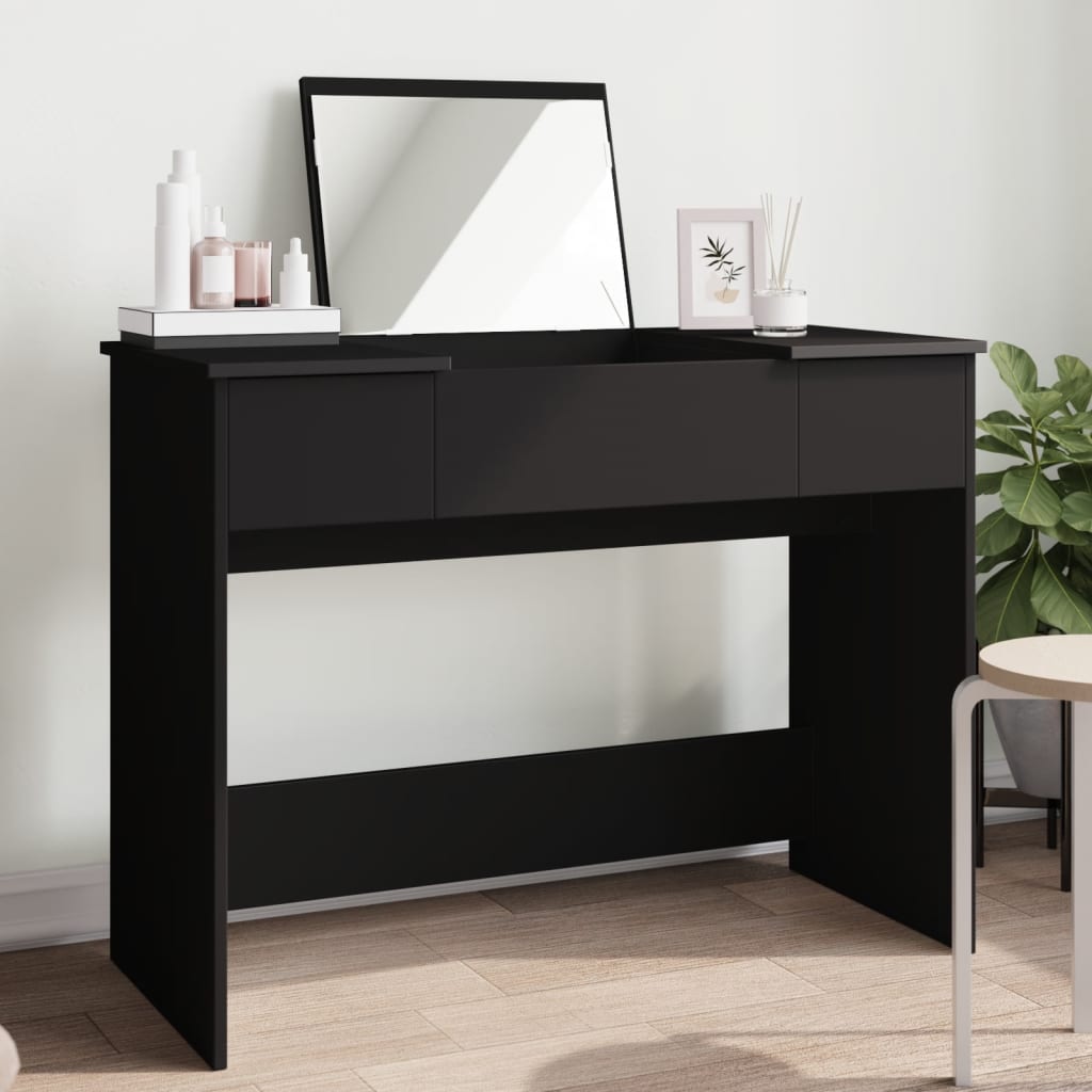 Schminktisch Mit Spiegel 100X45X76 Cm