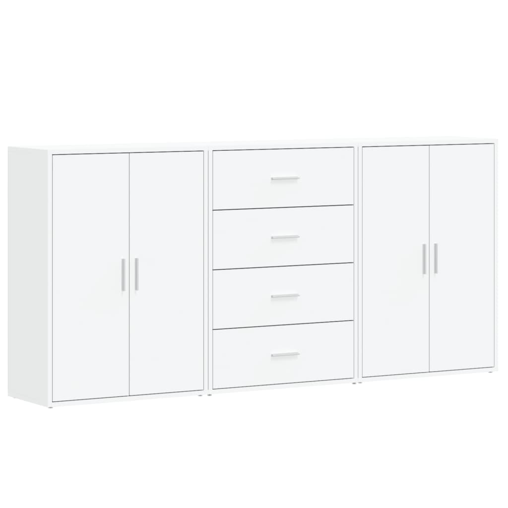 Sideboards 3 Stk. 60X31X84 Cm Holzwerkstoff