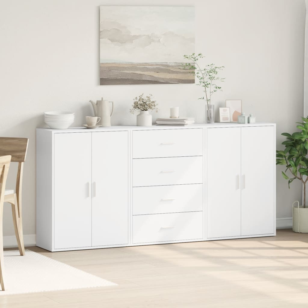 Sideboards 3 Stk. 60X31X84 Cm Holzwerkstoff