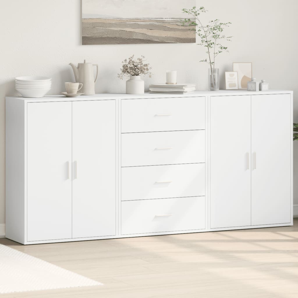 Sideboards 3 Stk. 60X31X84 Cm Holzwerkstoff