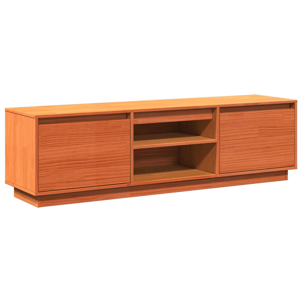 Tv-Schrank 140X35X40 Cm Massivholz Kiefer