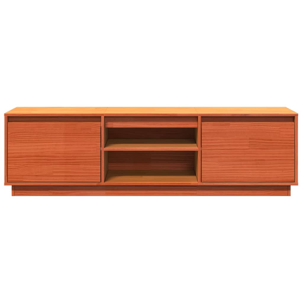 Tv-Schrank 140X35X40 Cm Massivholz Kiefer