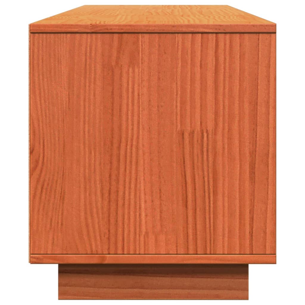 Tv-Schrank 140X35X40 Cm Massivholz Kiefer