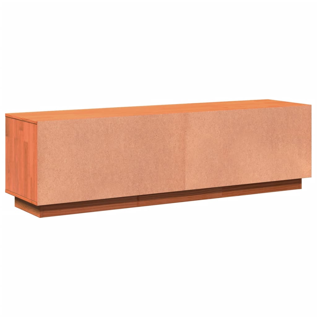 Tv-Schrank 140X35X40 Cm Massivholz Kiefer