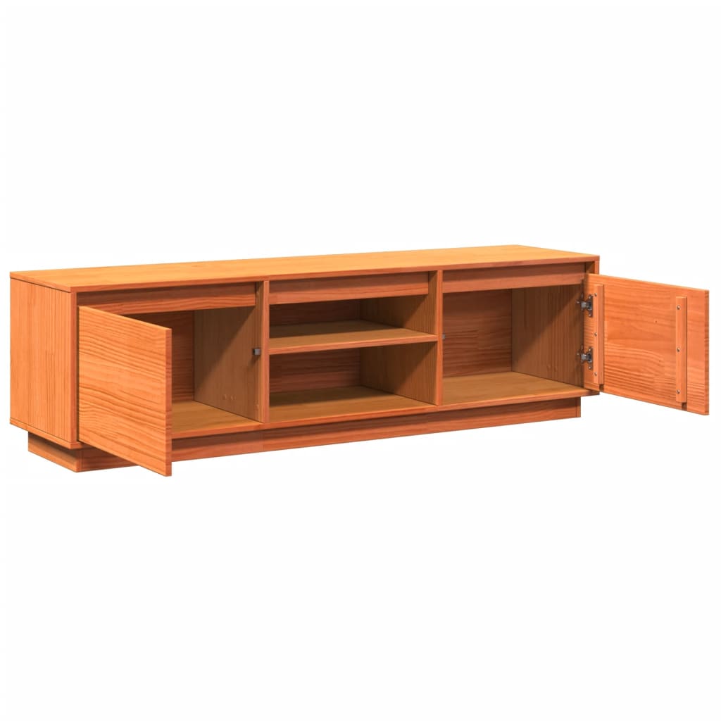 Tv-Schrank 140X35X40 Cm Massivholz Kiefer