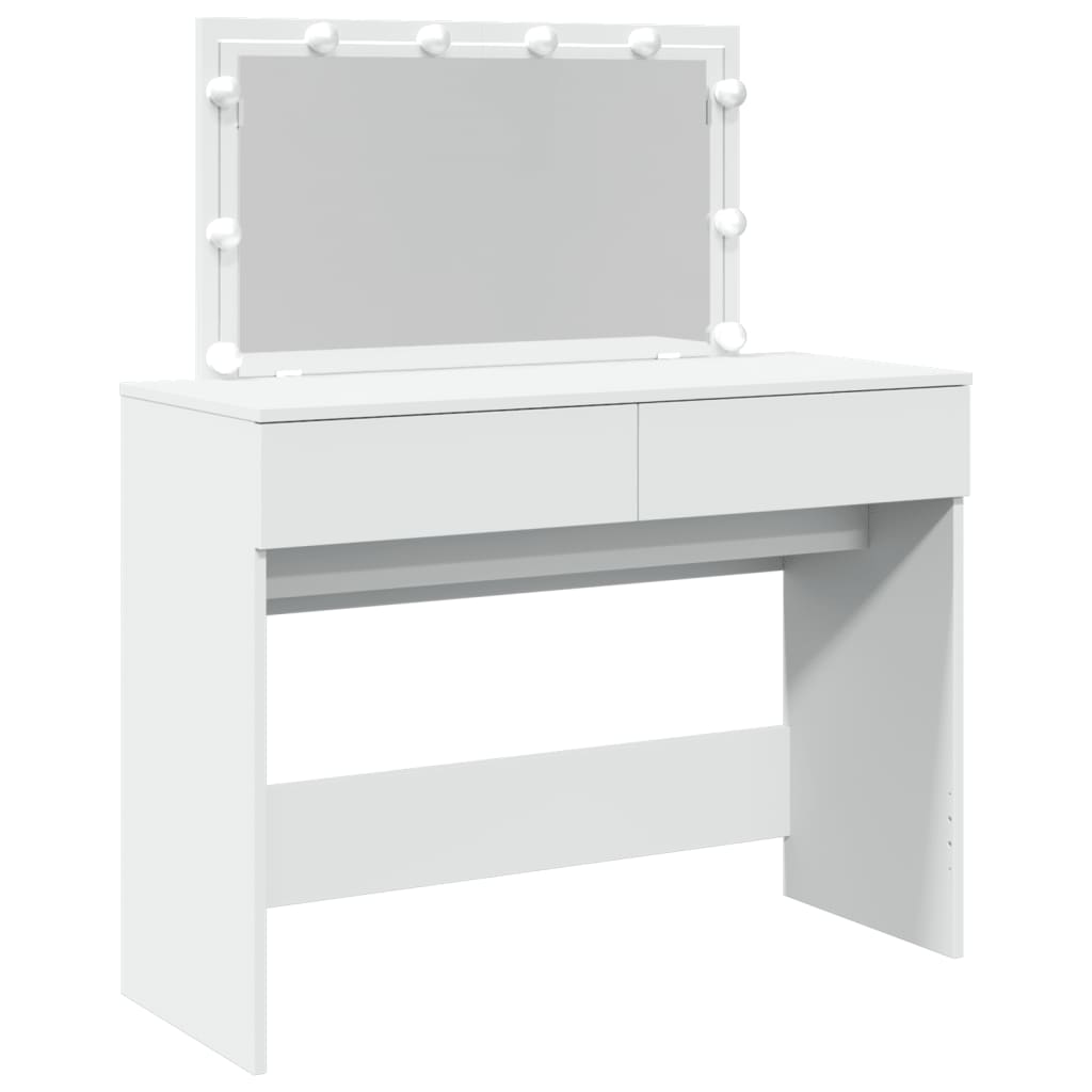Schminktisch Mit Led-Beleuchtung 100X40X120 Cm