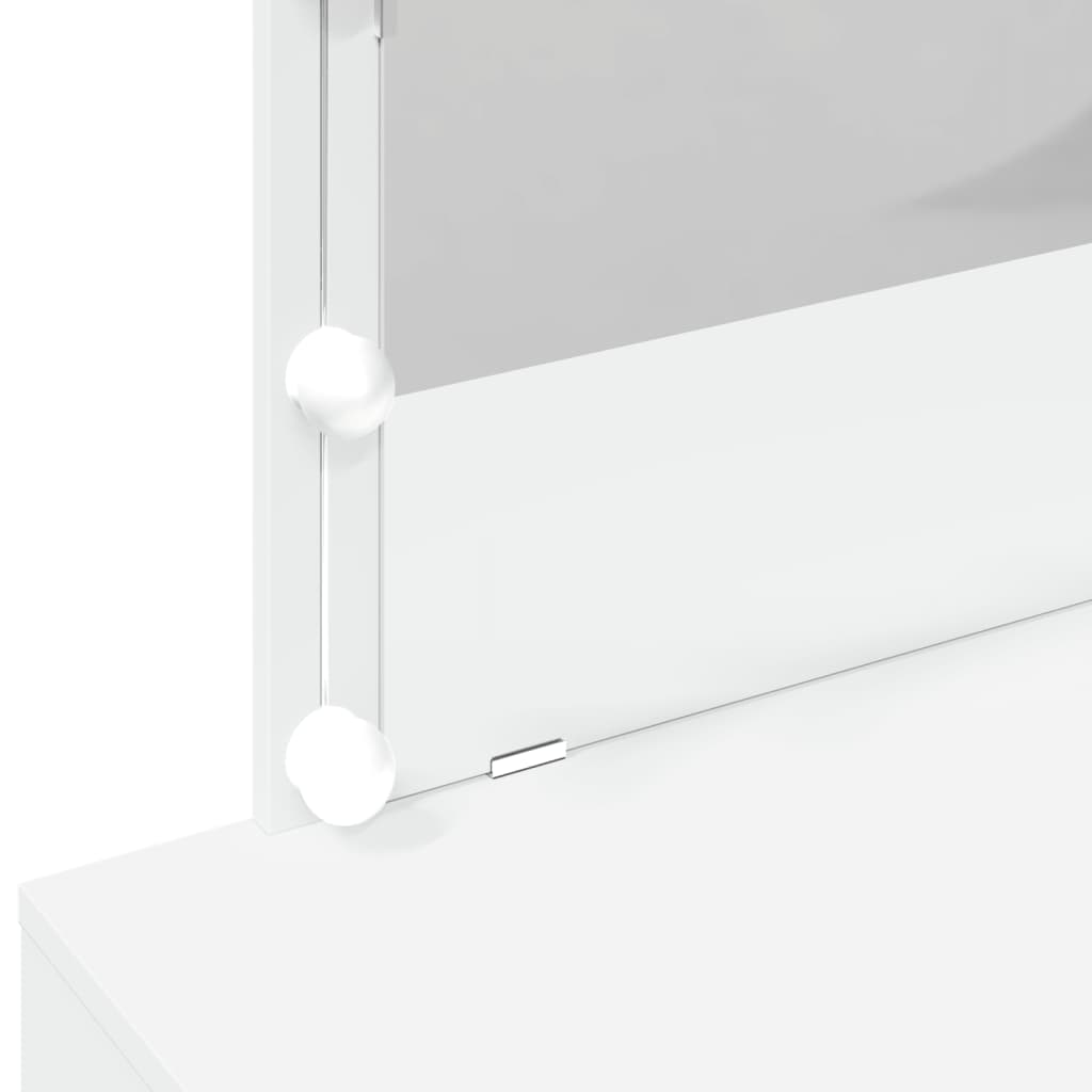 Schminktisch Mit Led-Beleuchtung 100X40X120 Cm