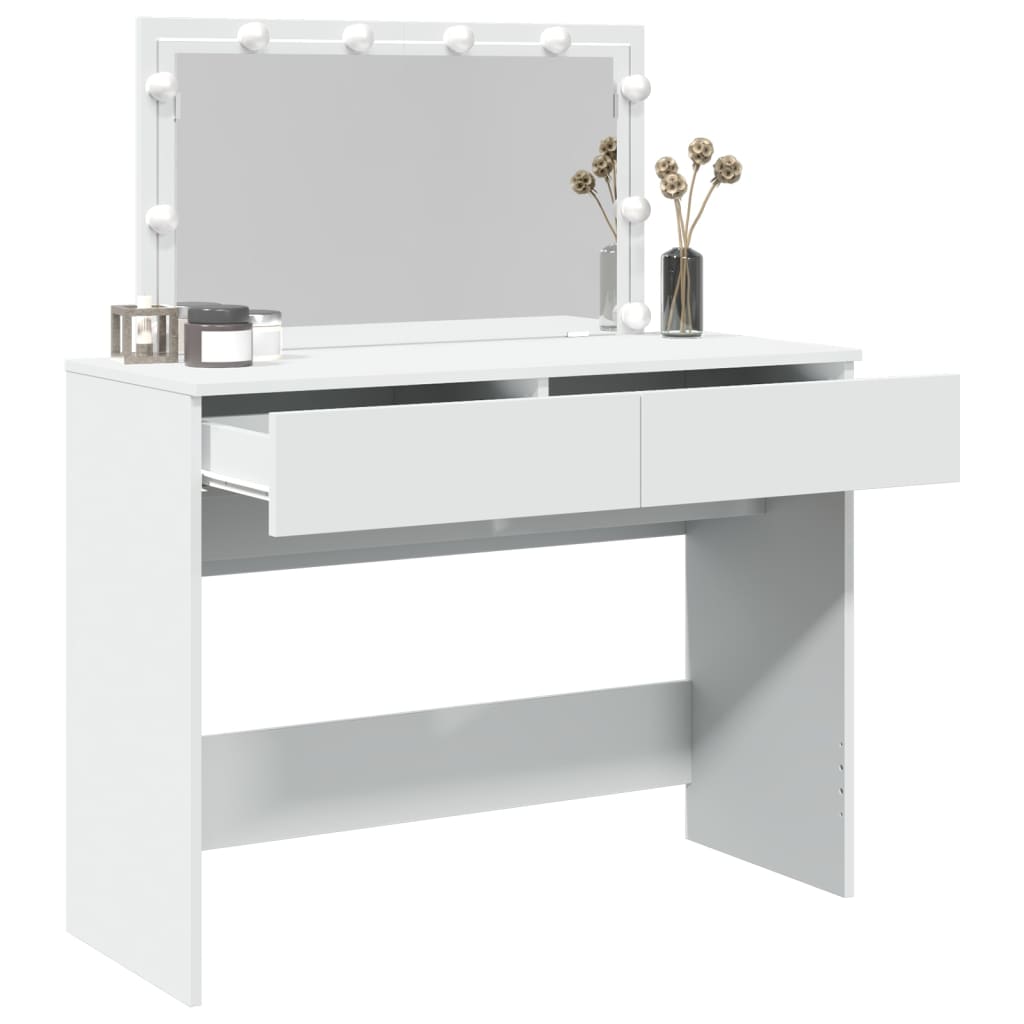 Schminktisch Mit Led-Beleuchtung 100X40X120 Cm