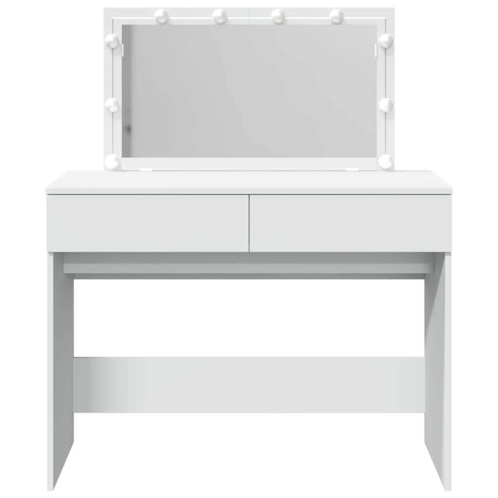 Schminktisch Mit Led-Beleuchtung 100X40X120 Cm