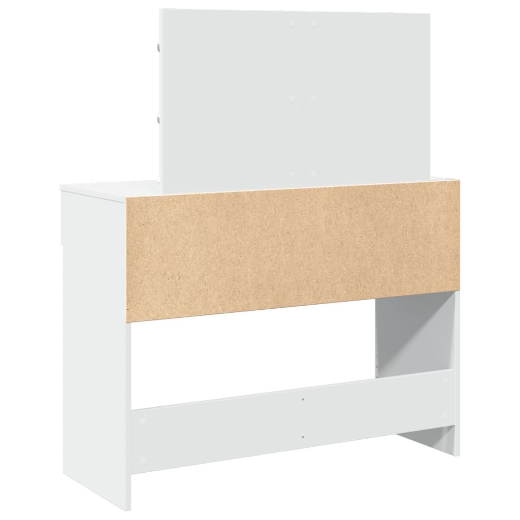Schminktisch Mit Led-Beleuchtung 100X40X120 Cm