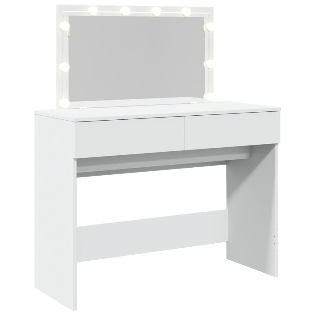Schminktisch Mit Led-Beleuchtung 100X40X120 Cm