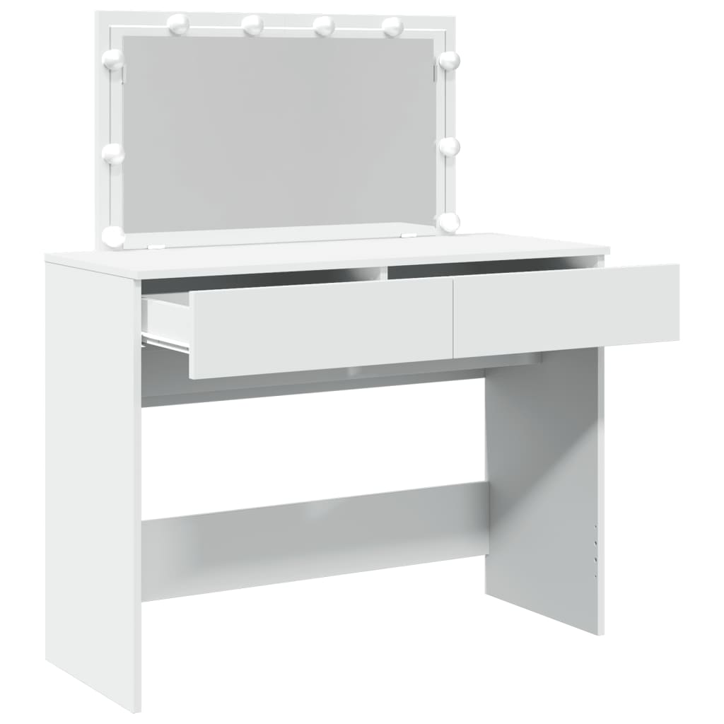 Schminktisch Mit Led-Beleuchtung 100X40X120 Cm