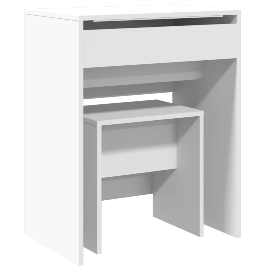 Schminktisch Mit Hocker 60X40X113,5 Cm