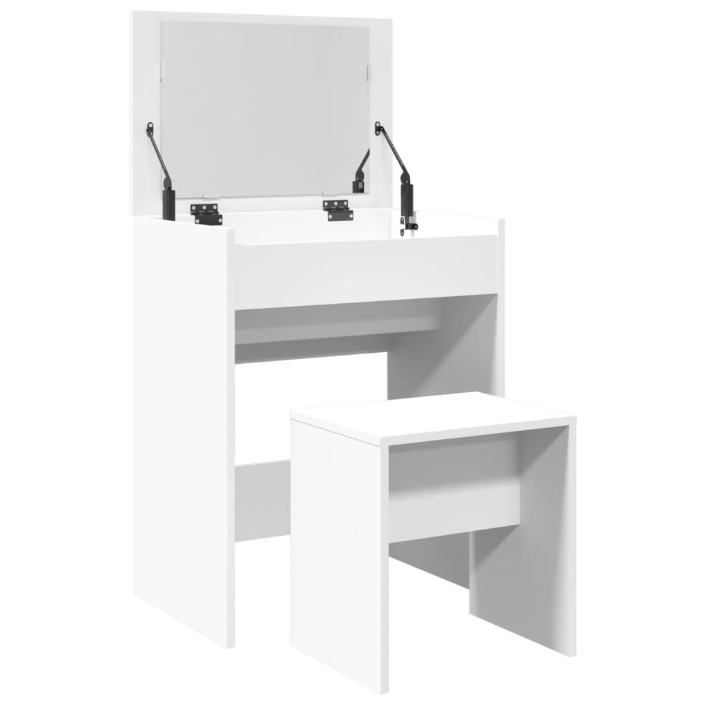 Schminktisch Mit Hocker 60X40X113,5 Cm