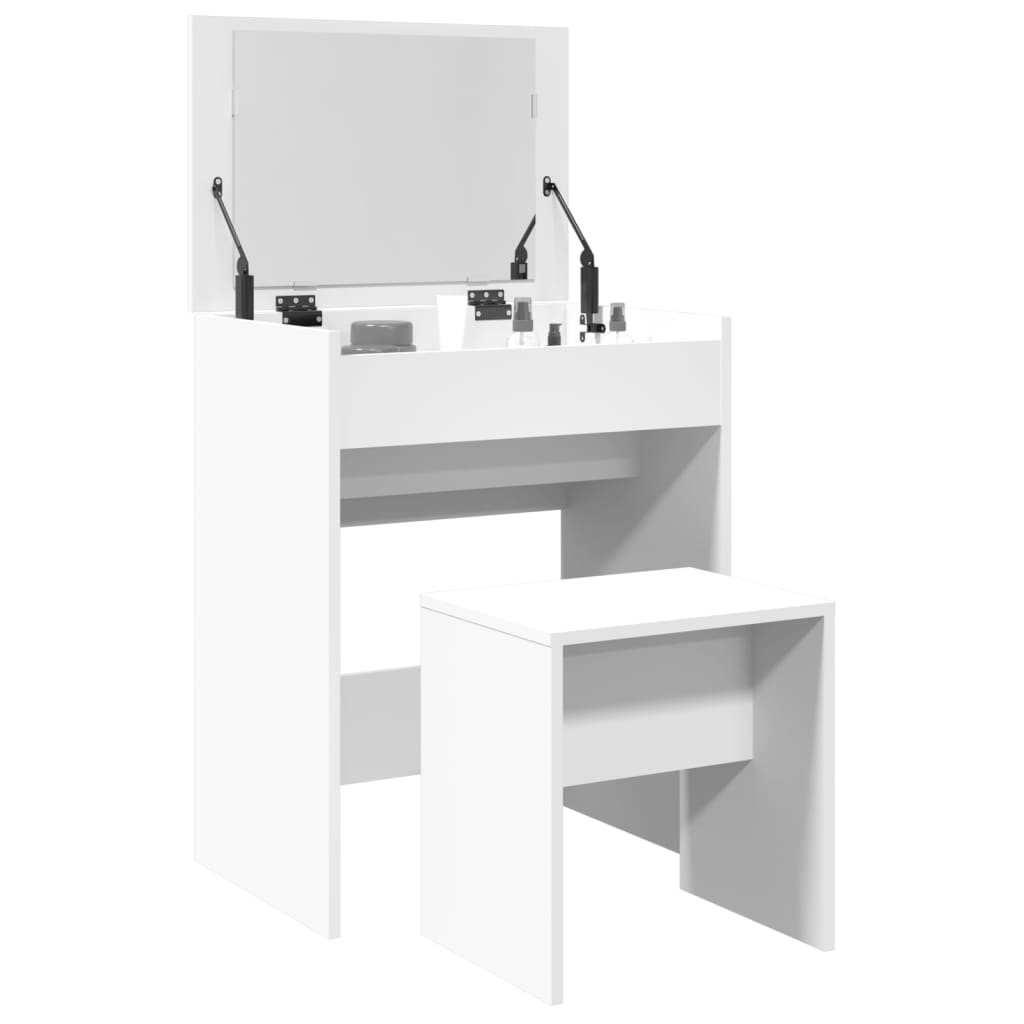 Schminktisch Mit Hocker 60X40X113,5 Cm