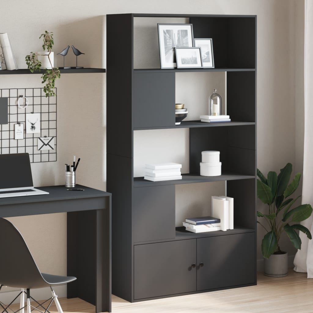 Bücherregal 100X36X189 Cm Holzwerkstoff