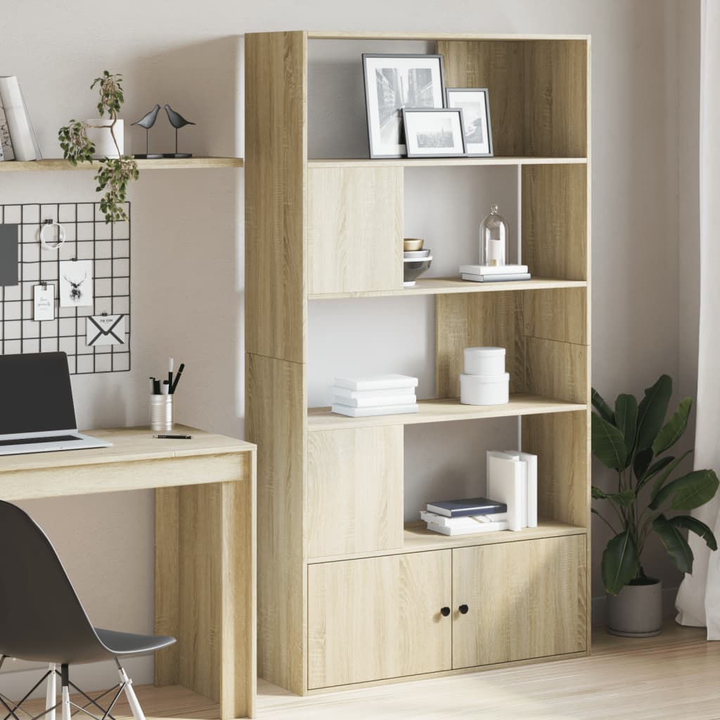 Bücherregal 100X36X189 Cm Holzwerkstoff