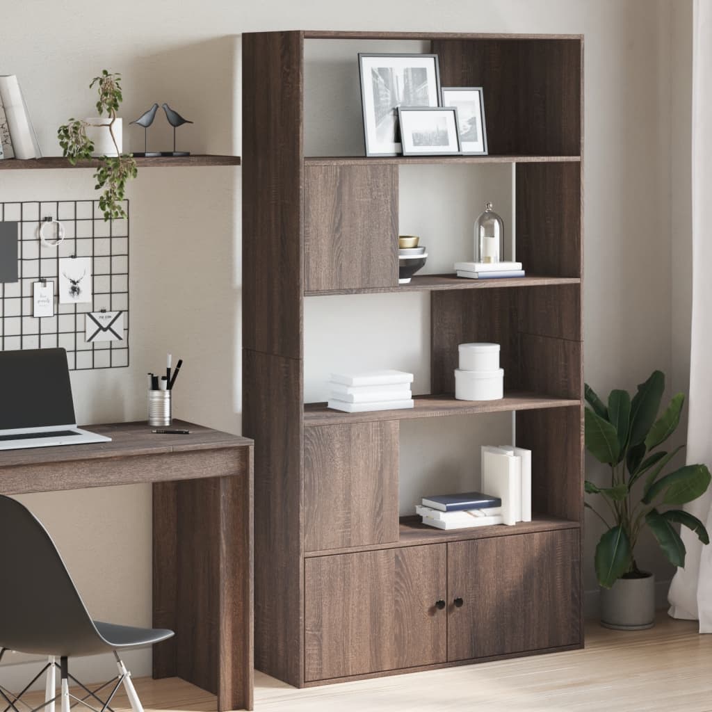 Bücherregal 100X36X189 Cm Holzwerkstoff