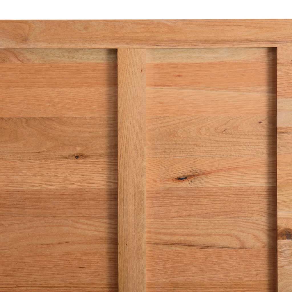 Esstisch Mit Baumkanten 240X120X74 Cm Massivholz Eiche Anthrazit