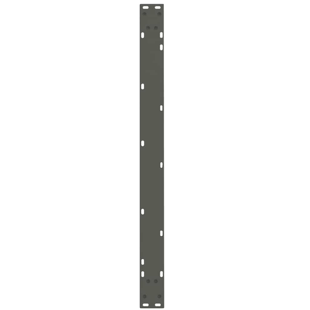 Esstisch Mit Baumkanten 240X120X74 Cm Massivholz Eiche Anthrazit