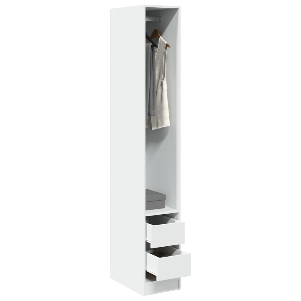 Kleiderschrank Holzwerkstoff Weiß