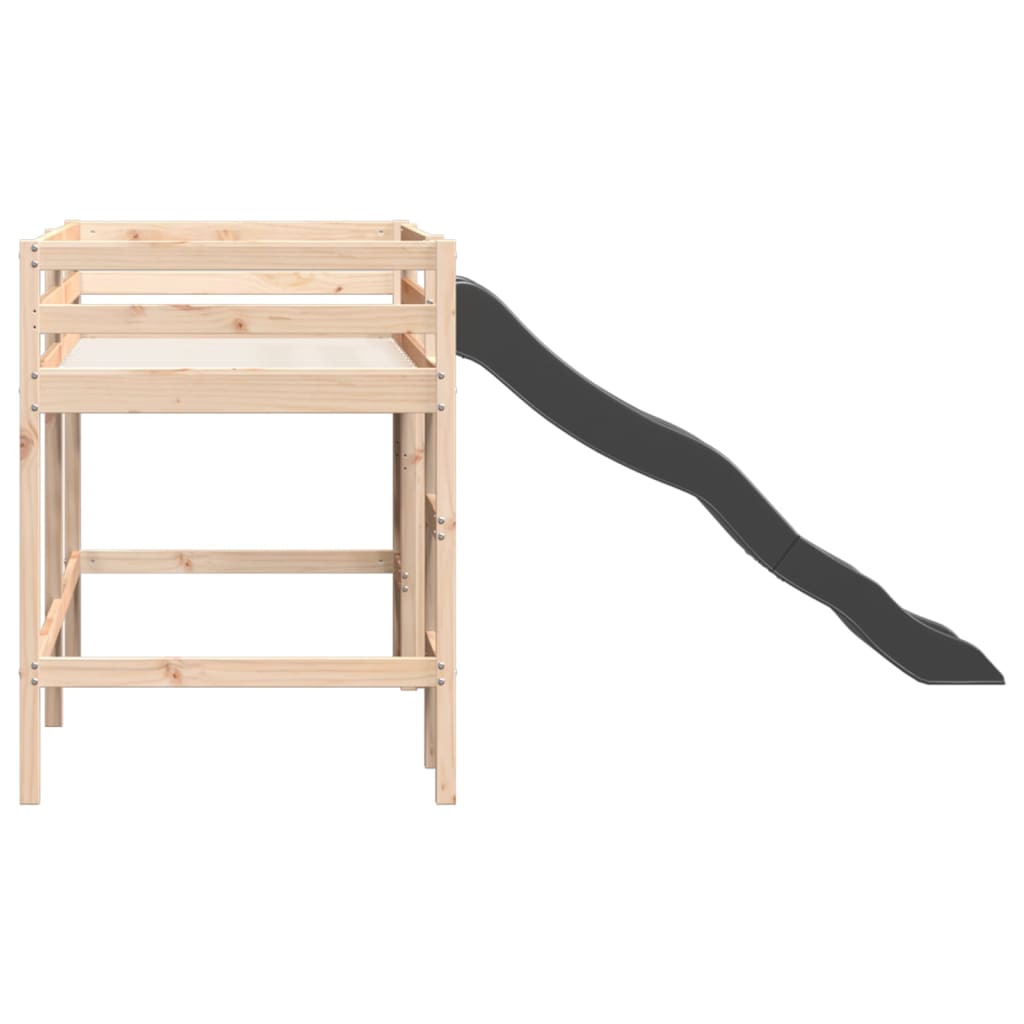 Kinderhochbett Ohne Matratze Massivholz Kiefer