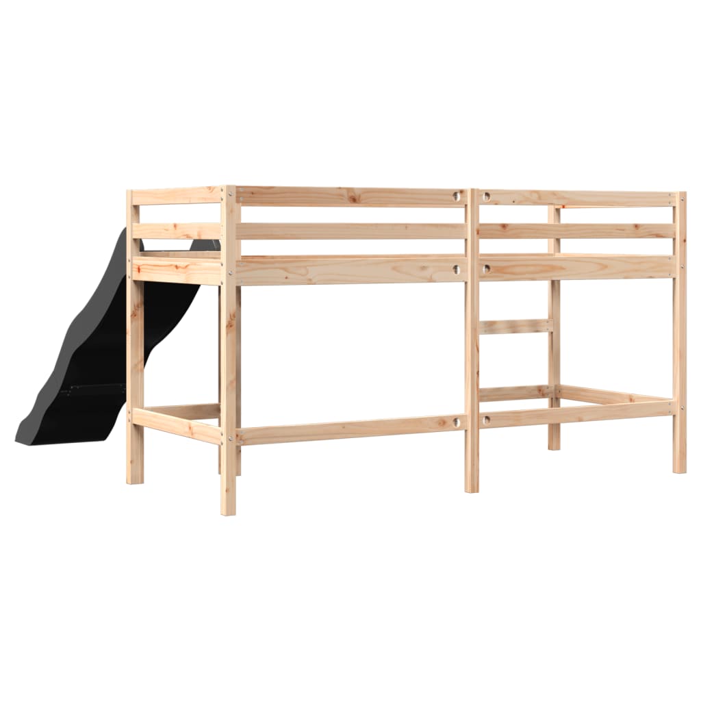 Kinderhochbett Ohne Matratze Massivholz Kiefer
