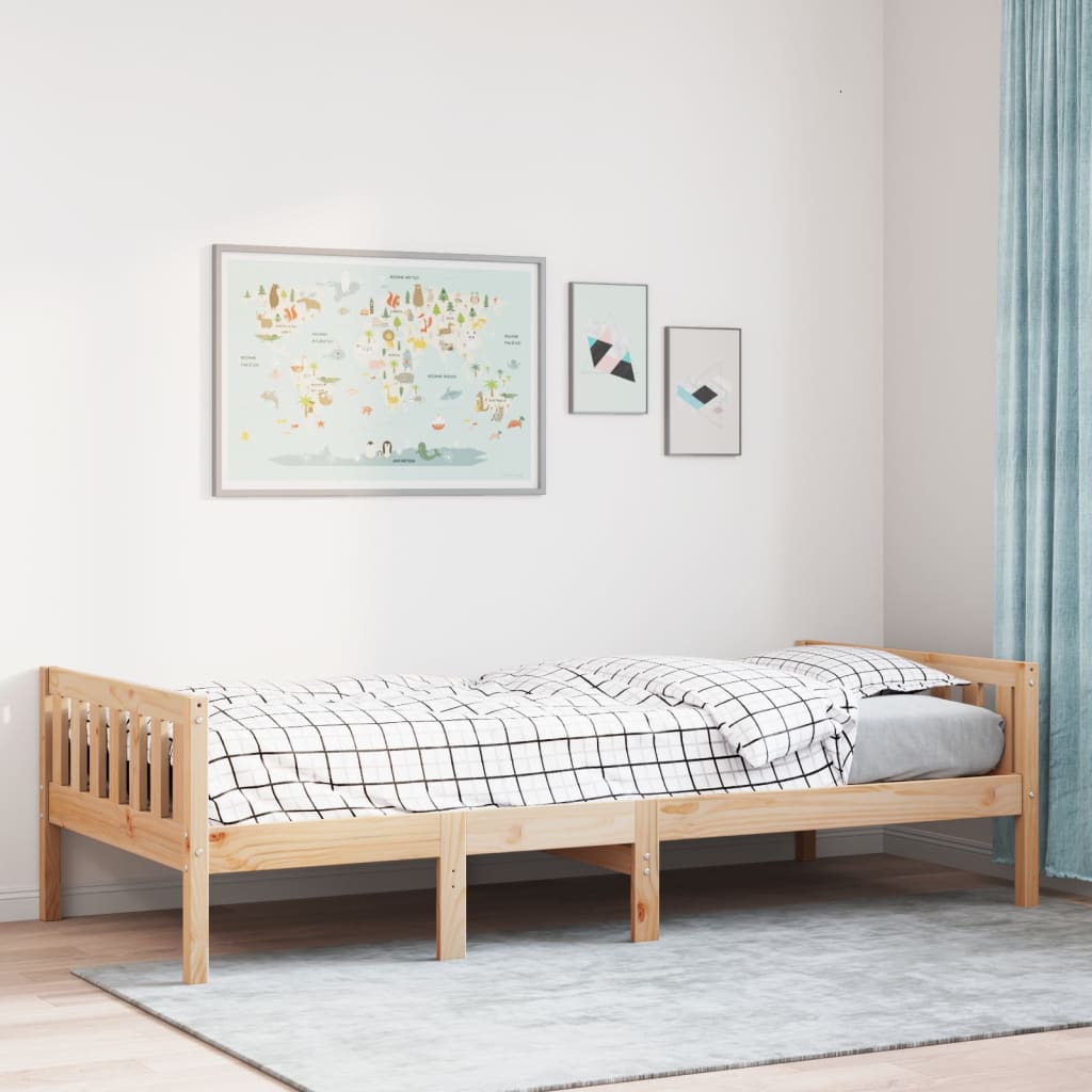 Kinderbett Ohne Matratze Massivholz Kiefer
