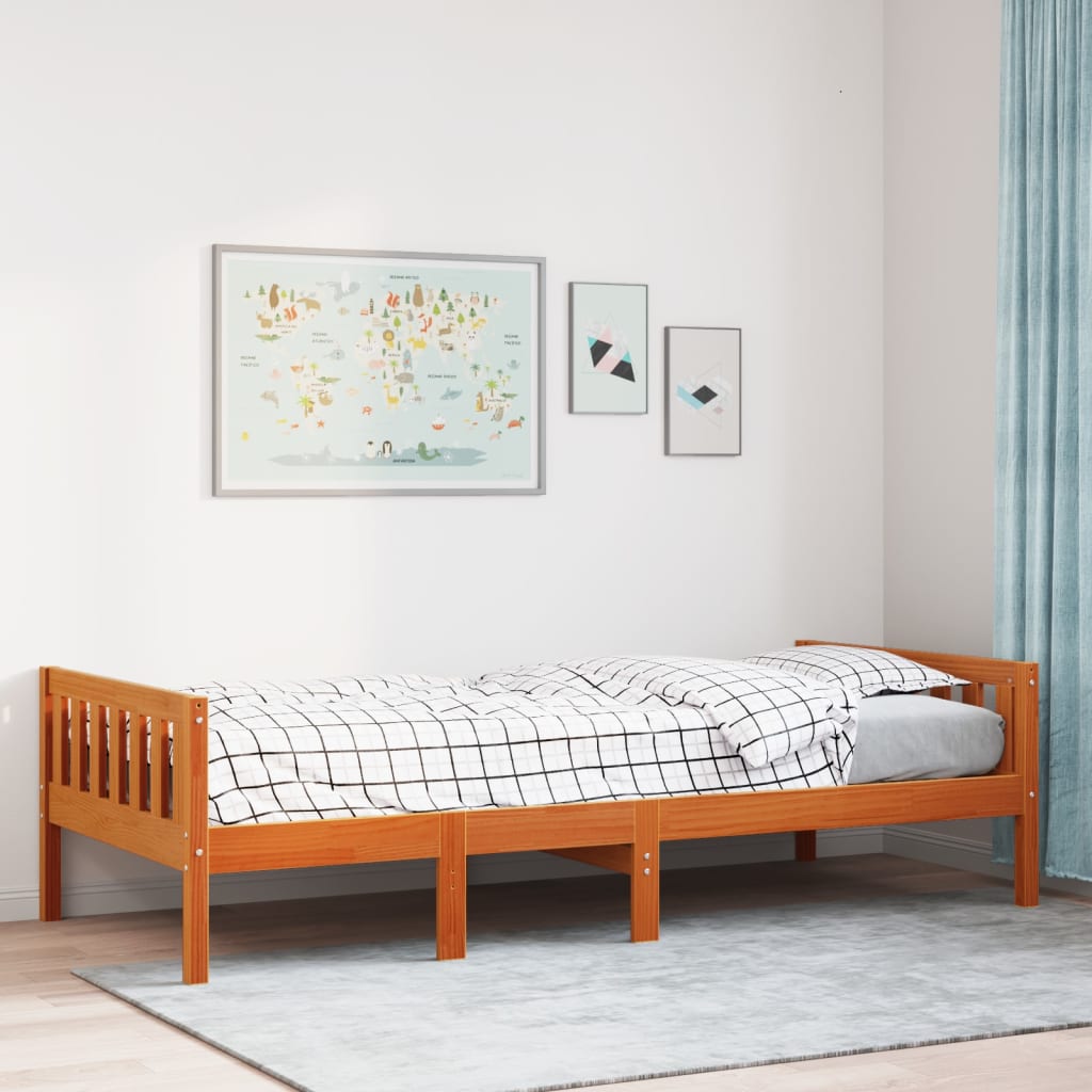 Kinderbett Ohne Matratze Massivholz Kiefer