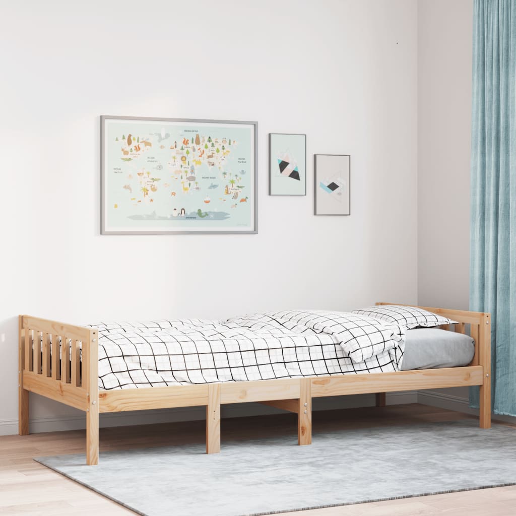 Kinderbett Ohne Matratze Massivholz Kiefer