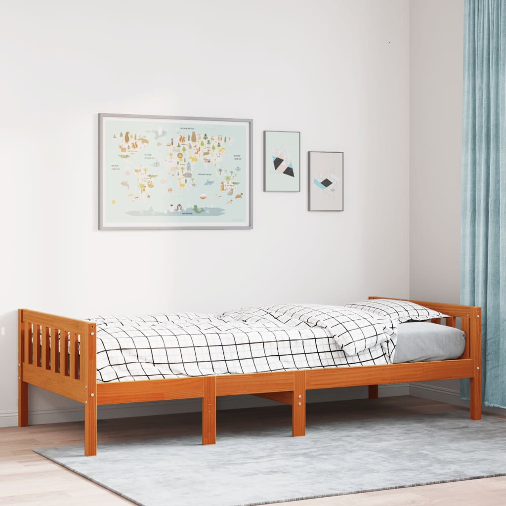 Kinderbett Ohne Matratze Massivholz Kiefer