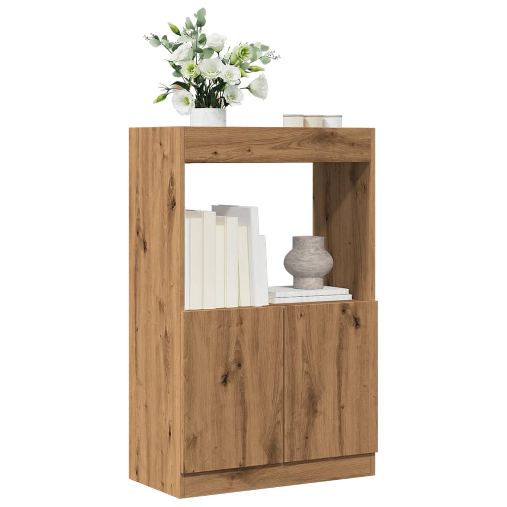 Highboard Artisan- 92X33X Holzwerkstoff Eiche