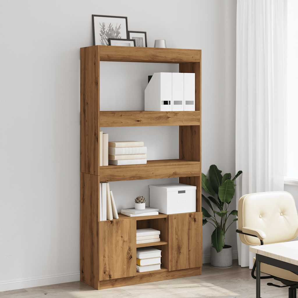 Highboard Artisan- 92X33X Holzwerkstoff Eiche