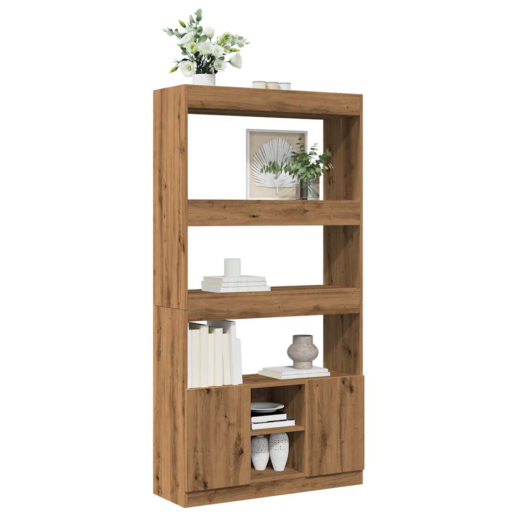 Highboard Artisan- 92X33X Holzwerkstoff Eiche