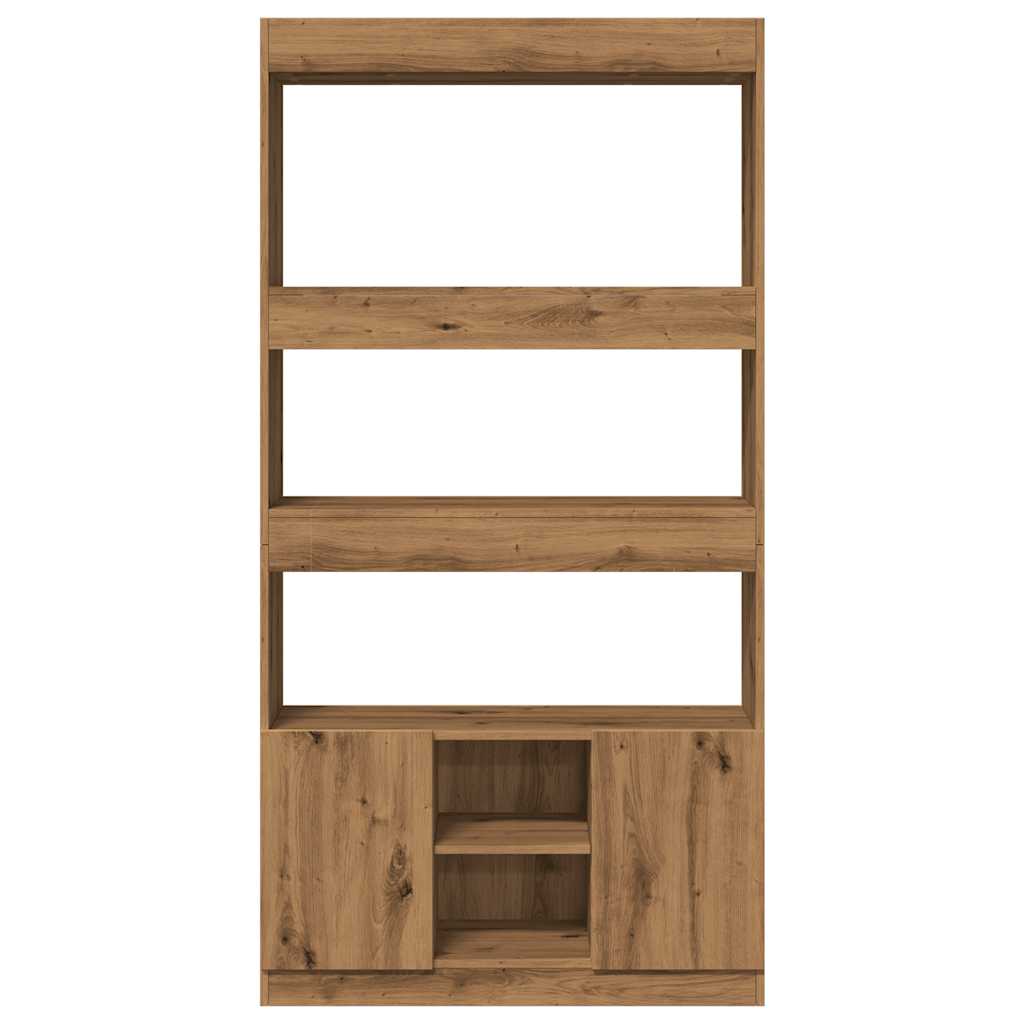 Highboard Artisan- 92X33X Holzwerkstoff Eiche