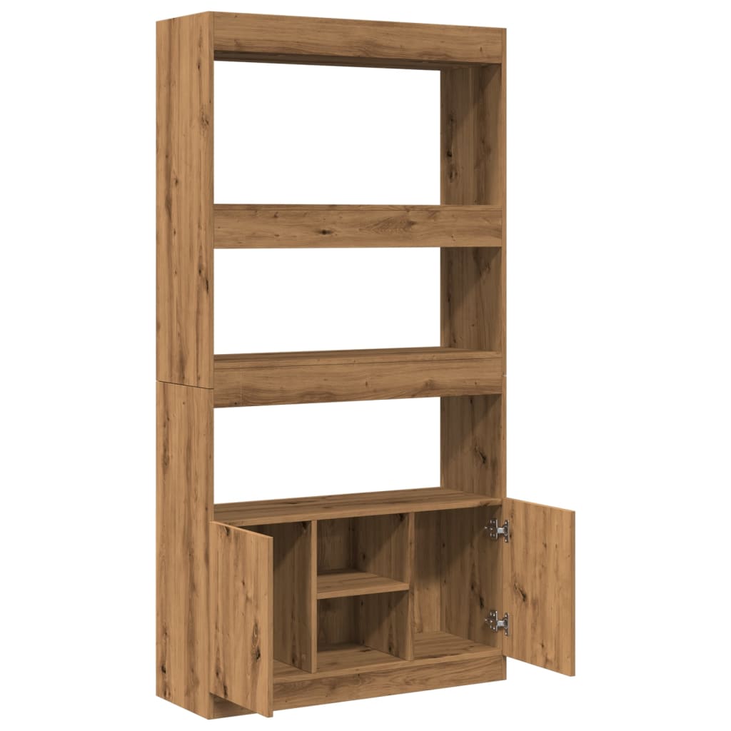 Highboard Artisan- 92X33X Holzwerkstoff Eiche