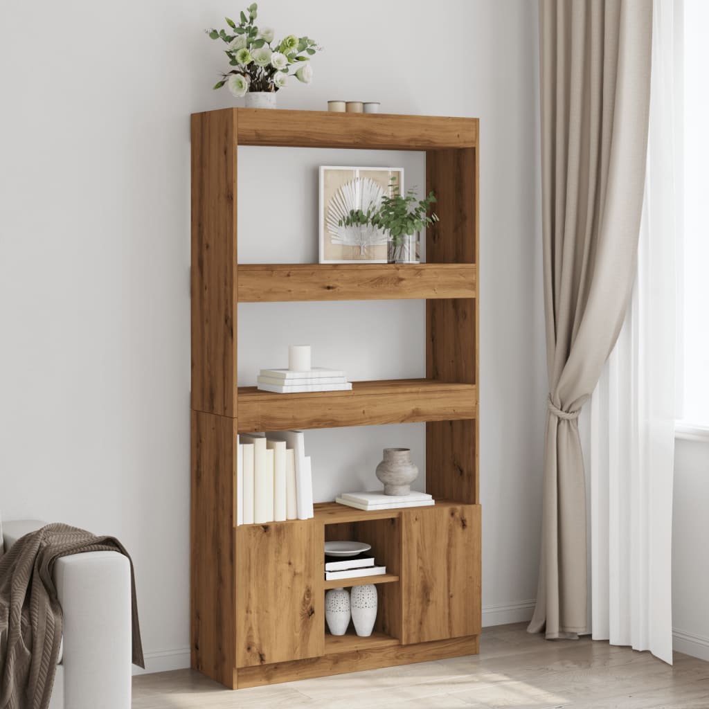 Highboard Artisan- 92X33X Holzwerkstoff Eiche
