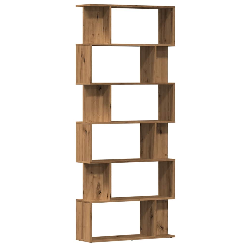 Bücherregal Artisan-Eiche 80X24X192 Cm Holzwerkstoff