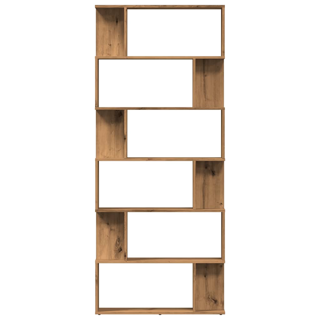 Bücherregal Artisan-Eiche 80X24X192 Cm Holzwerkstoff