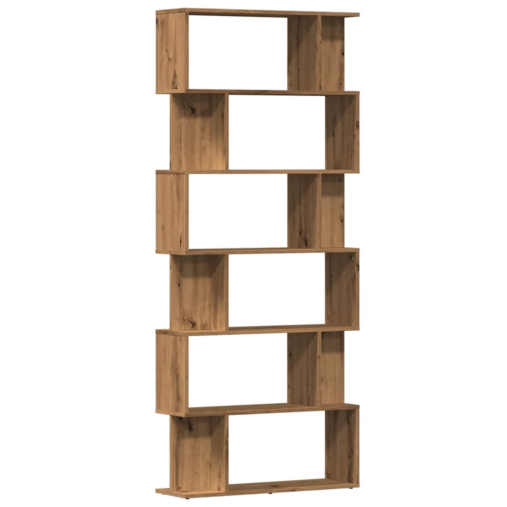 Bücherregal Artisan-Eiche 80X24X192 Cm Holzwerkstoff