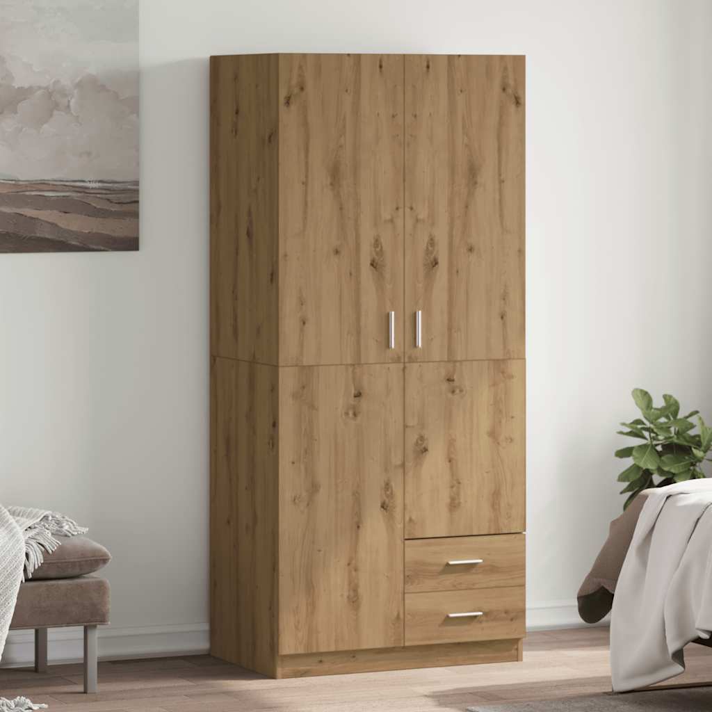Kleiderschrank 80X52X180 Cm Holzwerkstoff