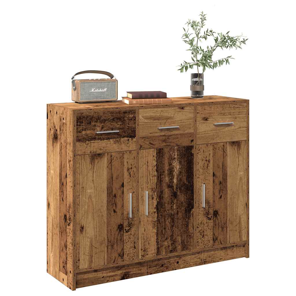 Sideboard Artisan-Eiche 91X28X75 Cm Holzwerkstoff