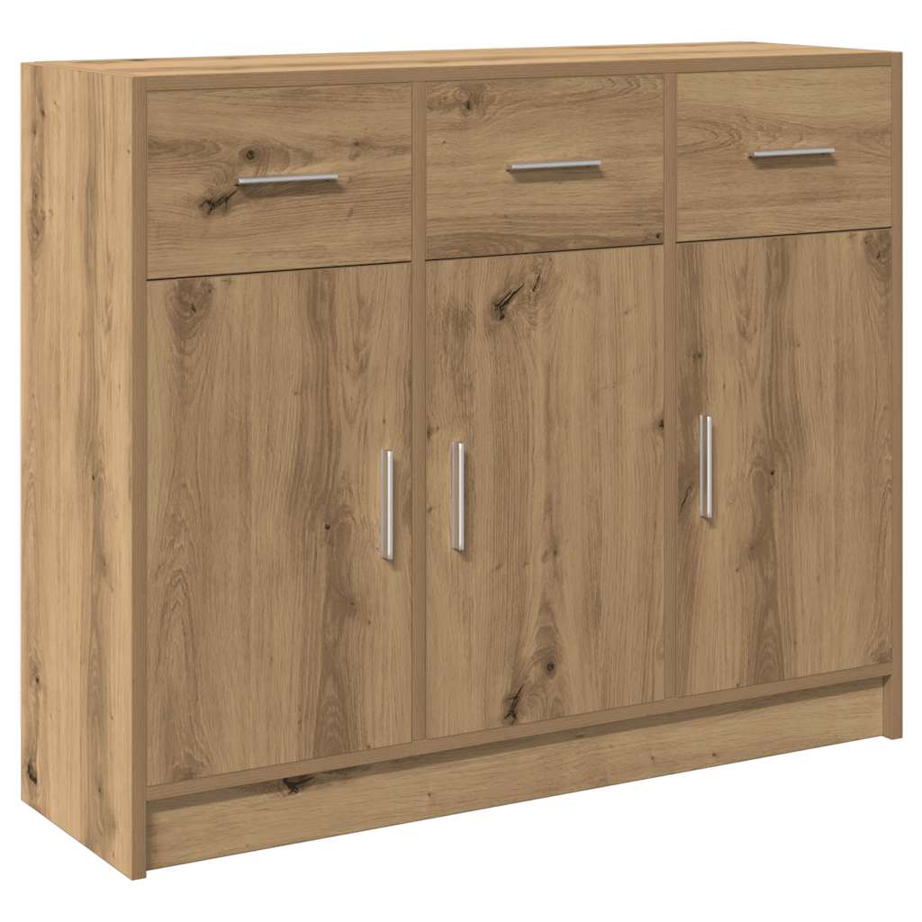 Sideboard Artisan-Eiche 91X28X75 Cm Holzwerkstoff