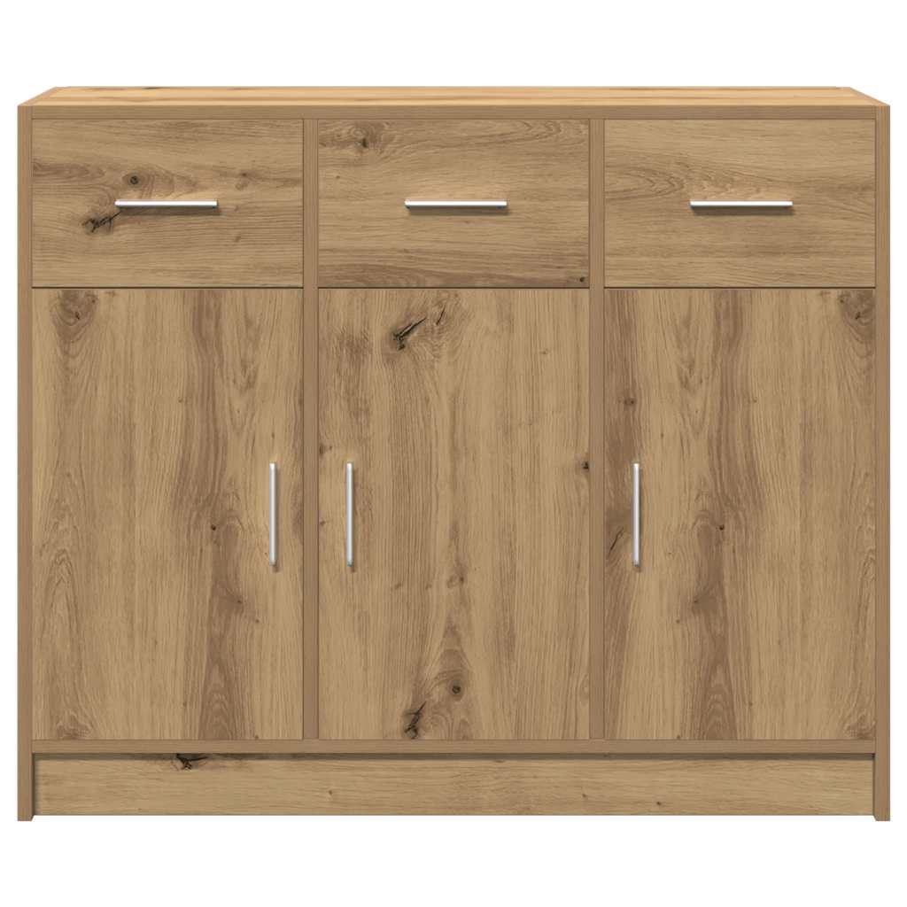 Sideboard Artisan-Eiche 91X28X75 Cm Holzwerkstoff